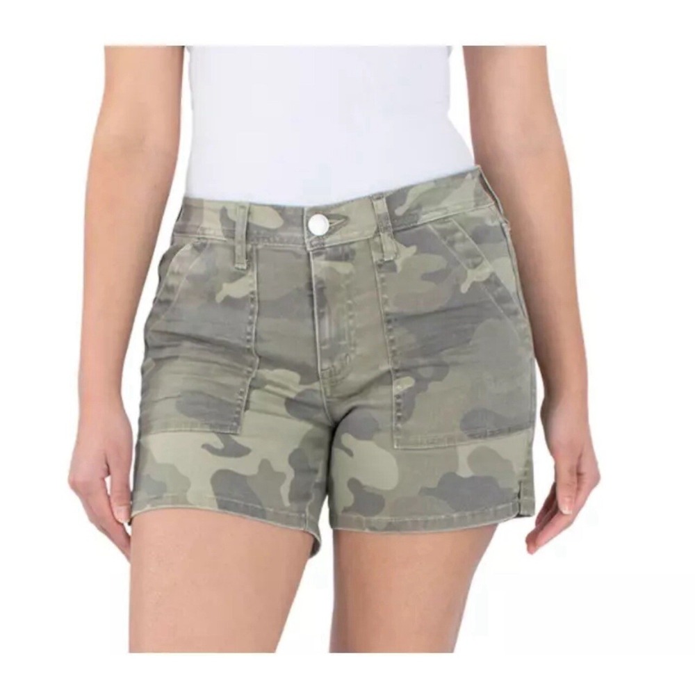 NEW Seven7 Women's 5" Inseam Utility Shorts Camo Size 10 $59 Retail